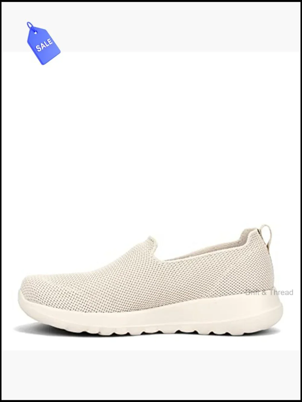 Walking Shoes Slip-On Stretch Fit Breathable Sneakers Memory Foam - Picture 5 of 7